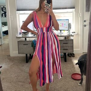 Striped summer dress